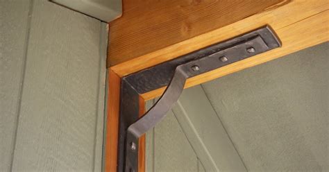 wrought iron beam brackets